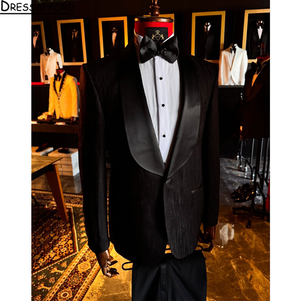 Men'S Fashion Labels - Male Fashion Beads Crystals Suit Attire