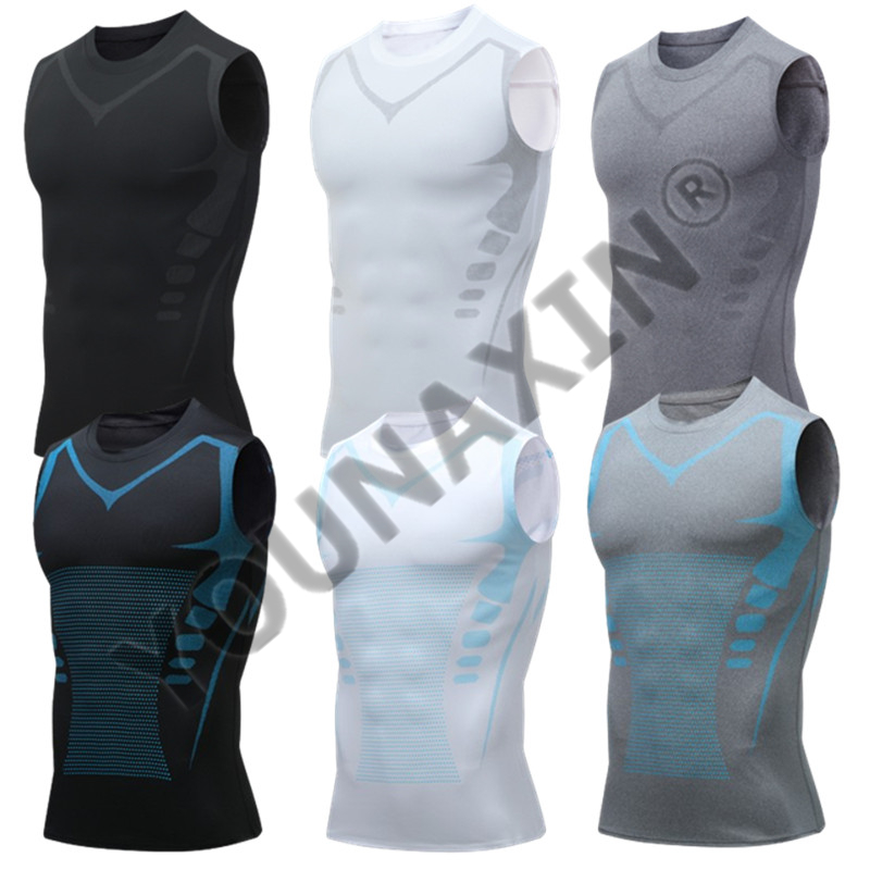 Mens Fashion Vest - 3 Pieces Men's Sleeveless T-Shirts Base