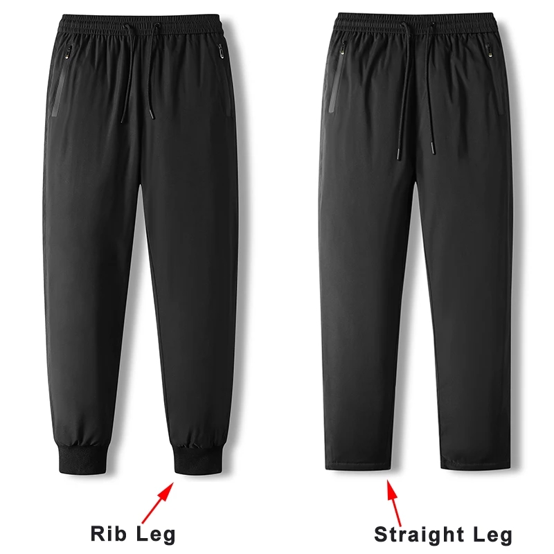 90% White Duck Down Winter Dow – Jogger Sweatpants Men Bewertung und Preis