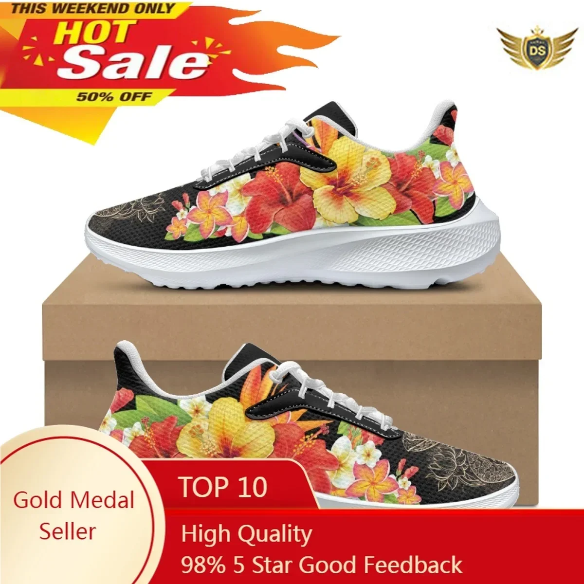 Fashion Art Polynesian Hibiscu – Men'S Fashion Running Shoes Bewertung und Preis
