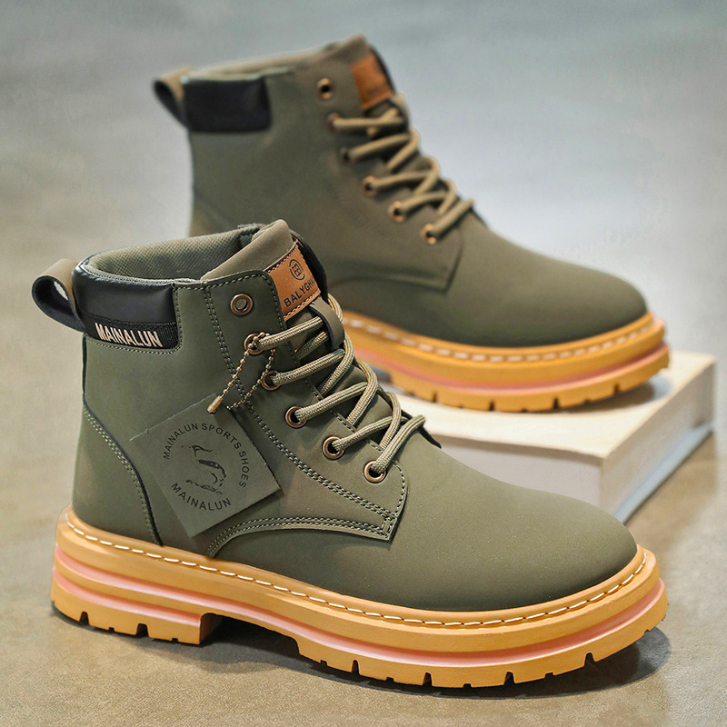 Classic Men High Top Boots Hig – Yellow Men'S Fashion Bewertung und Preis