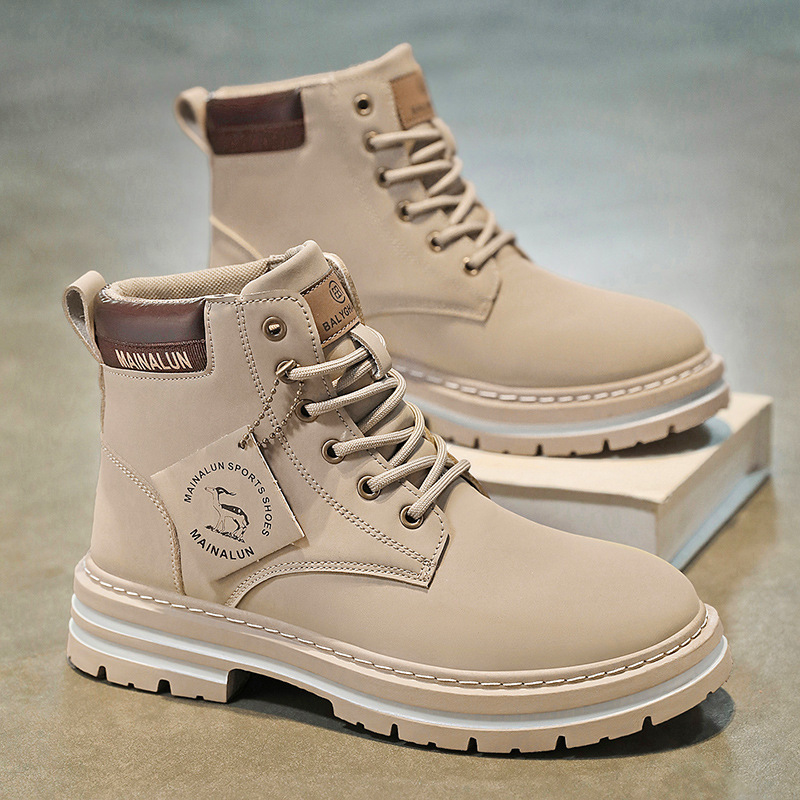 Classic Men High Top Boots Hig – Yellow Men'S Fashion Bewertung und Preis