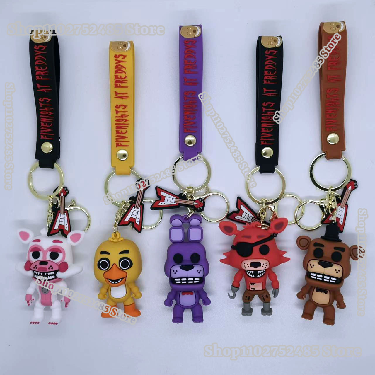 5pcs Cartoon Anime FNAF Figure – Men Fashion Key Bewertung und Preis