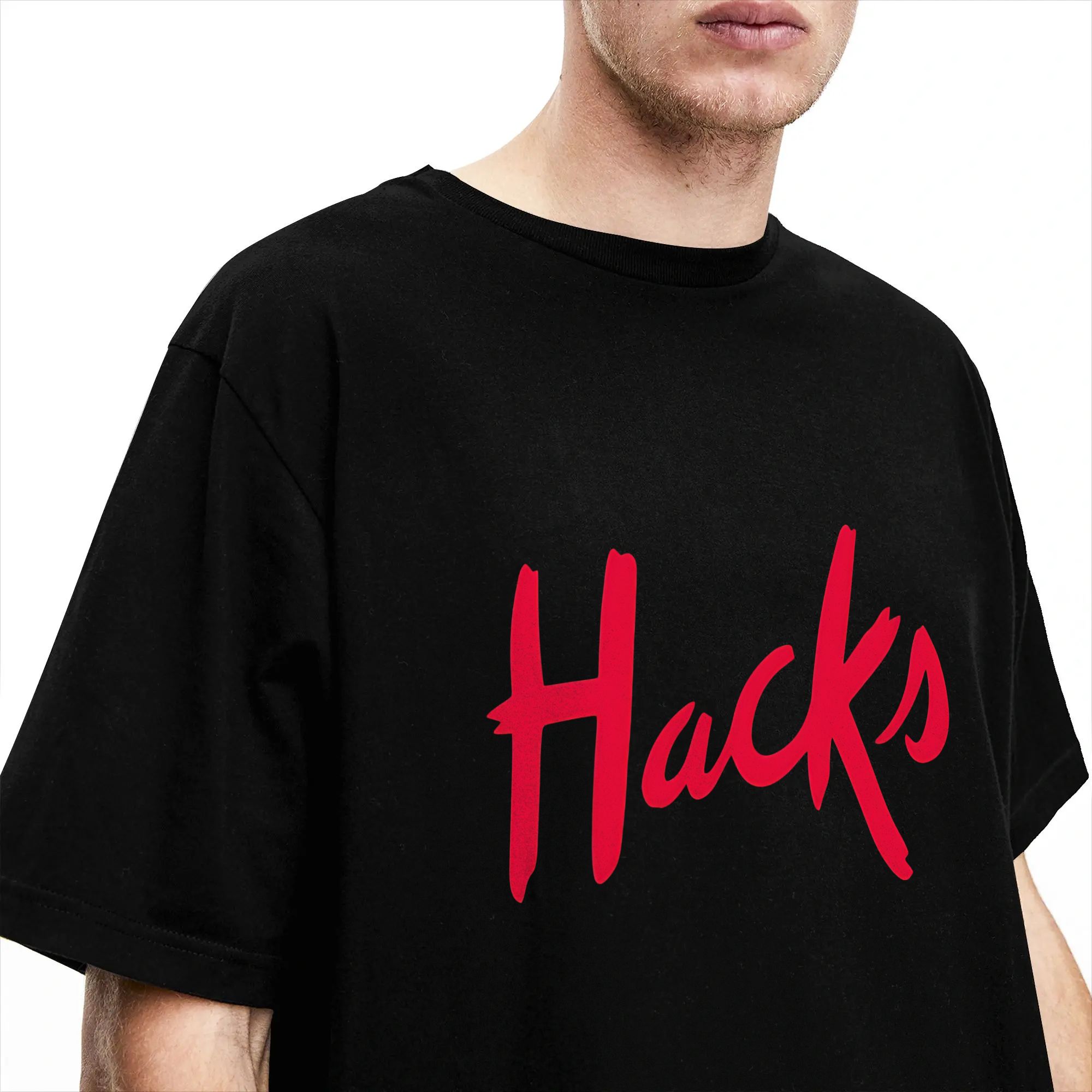 Hacks logo Cotton T Shirt For  – Mens Fashion Hacks Bewertung und Preis