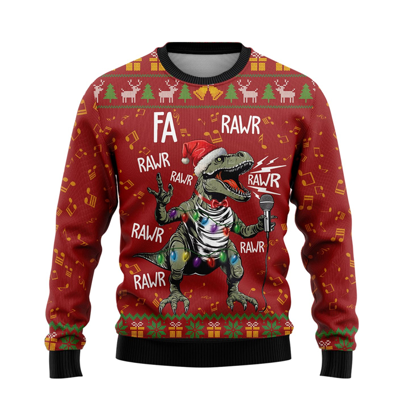In Funny Dinosaur Ugly Christm – Mens Xmas Fashion Bewertung und Preis