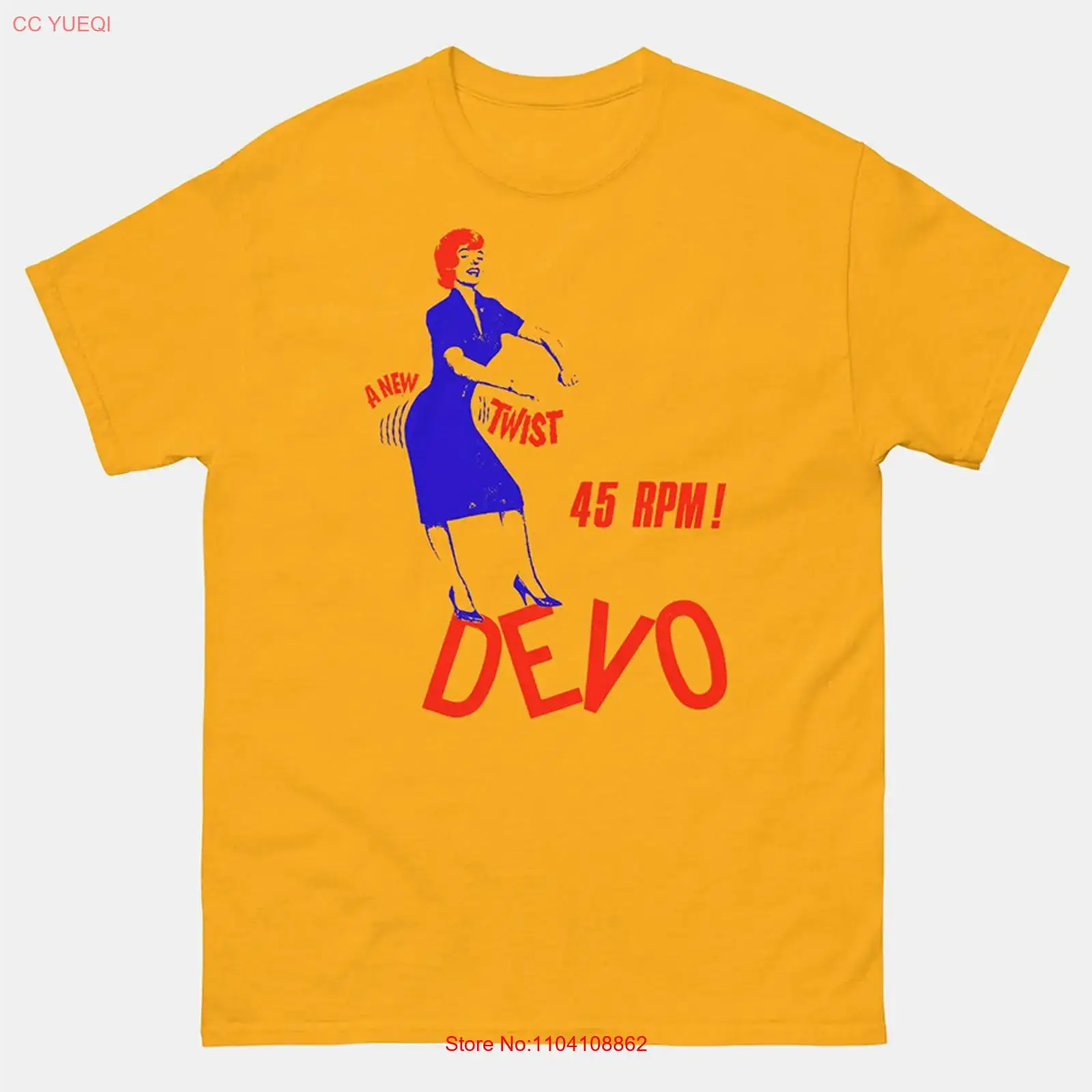 DEVO band a new twist yellow T – Yellow Men'S Fashion Bewertung und Preis