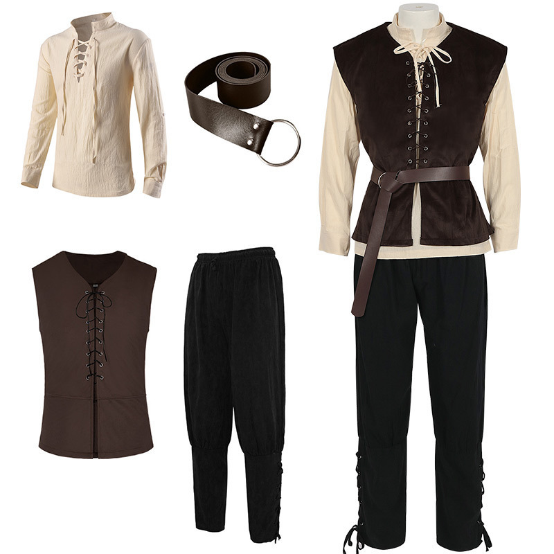 4 Pcs Men's Halloween Renaissa – Mens Fashion Vest Bewertung und Preis