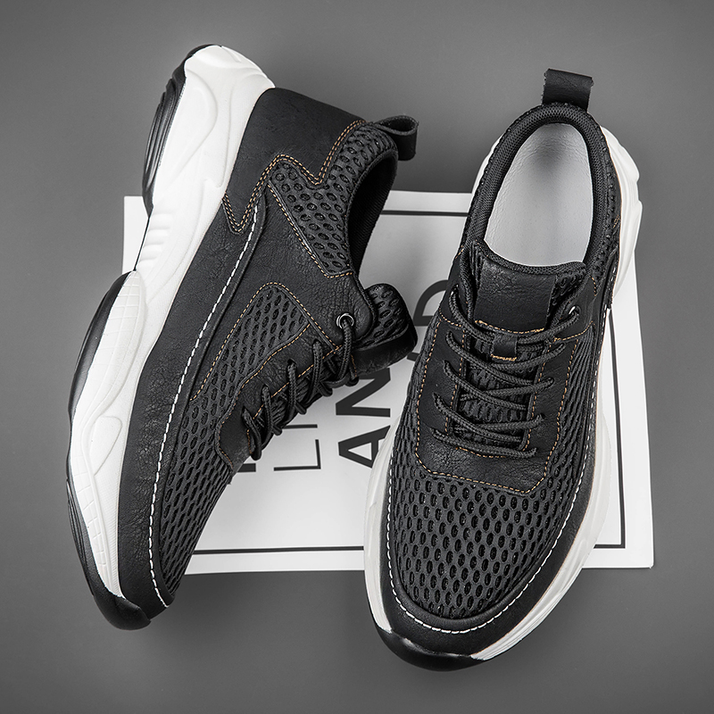 Men's Breathable Sneakers Elev – Men'S Fashion Running Shoes Bewertung und Preis