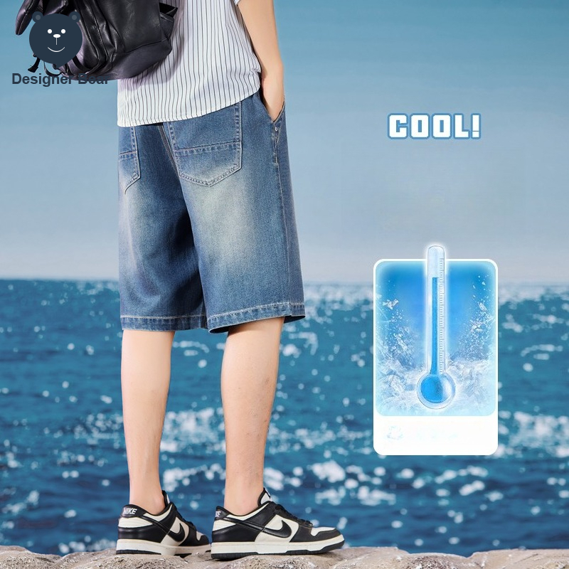 Summer Thin Men's Denim Shorts – Jogger Sweatpants Men Bewertung und Preis