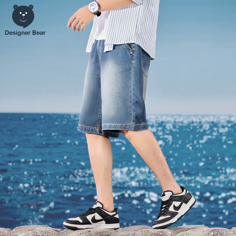 Summer Thin Men's Denim Shorts – Jogger Sweatpants Men Bewertung und Preis