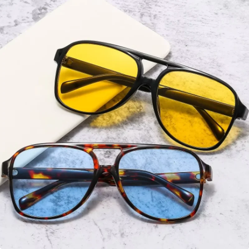 Unisex Fashion Sunglasses UV40 – Yellow Men'S Fashion Bewertung und Preis