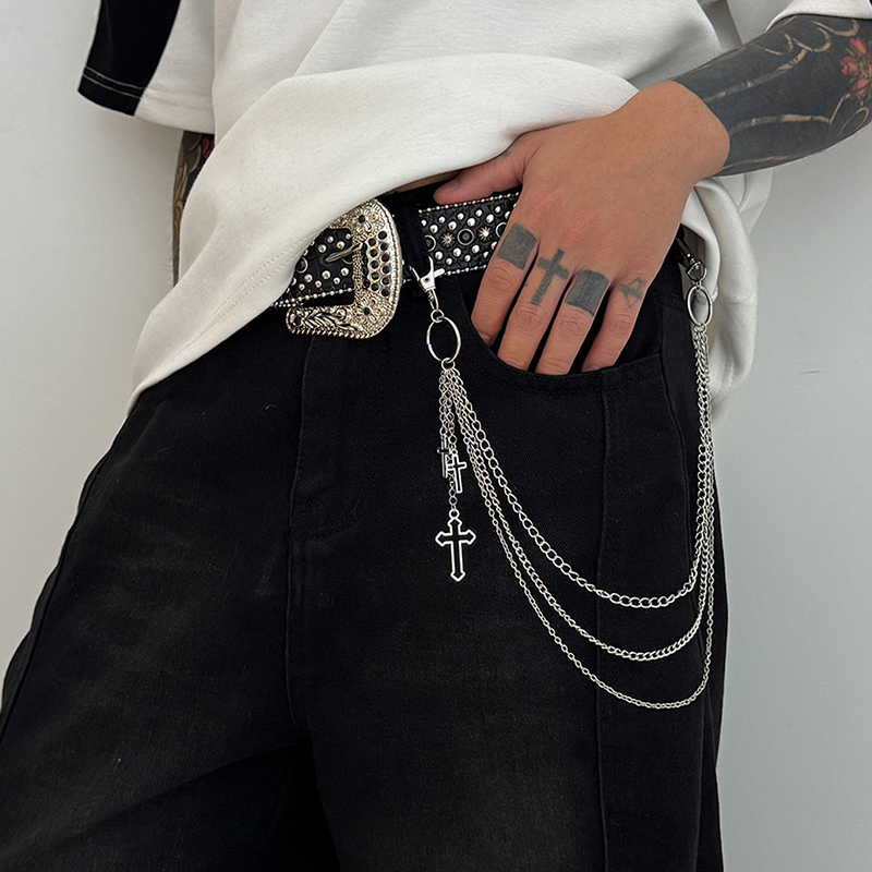 New Retro Punk Rock Cross Pant – Men Fashion Key Bewertung und Preis