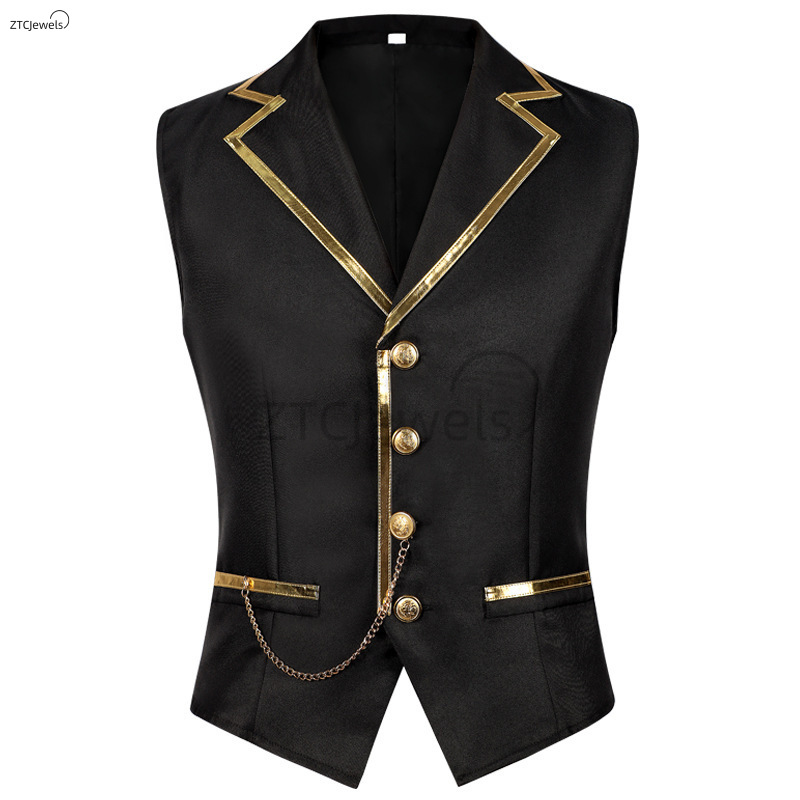 New Men's Medieval Cosplay Ves – Mens Fashion Vest Bewertung und Preis