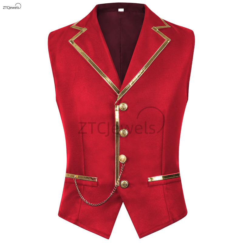New Men's Medieval Cosplay Ves – Mens Fashion Vest Bewertung und Preis