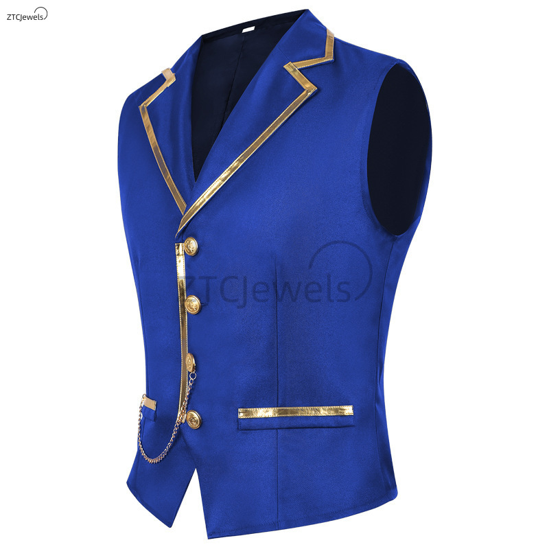 New Men's Medieval Cosplay Ves – Mens Fashion Vest Bewertung und Preis