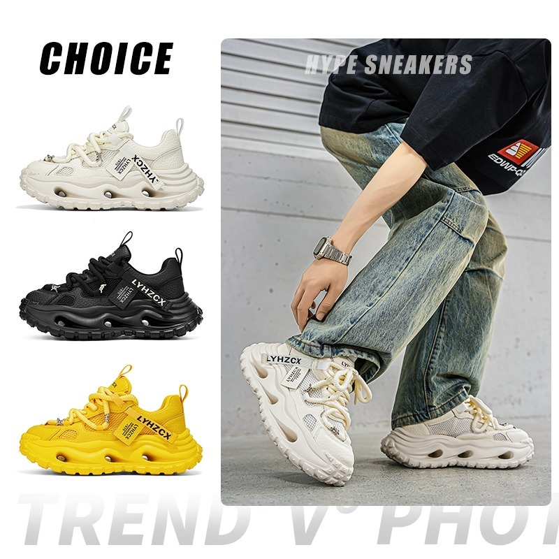 2026 Men‘s Yellow Platform Dad – Yellow Men'S Fashion Bewertung und Preis