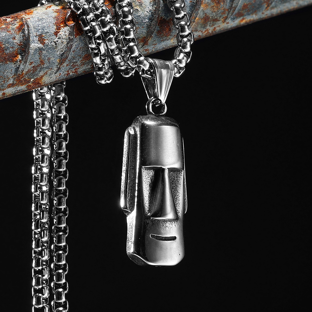 Moai Pendants Statue Necklaces – Mens Xmas Fashion Bewertung und Preis