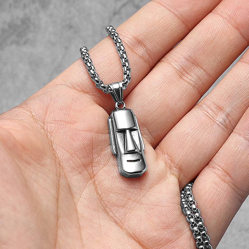 Moai Pendants Statue Necklaces – Mens Xmas Fashion Bewertung und Preis