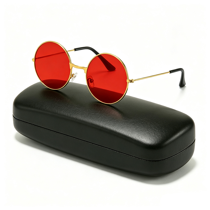 Classic Vintage Round Frame Su – Yellow Men'S Fashion Bewertung und Preis
