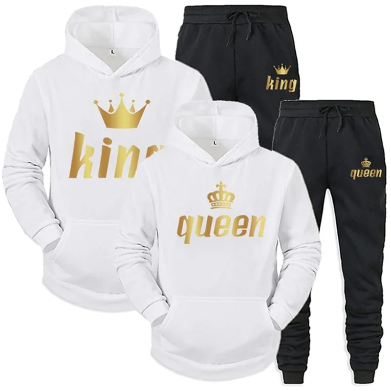 Men Women Tracksuit King And Q – Jogger Sweatpants Men Bewertung und Preis