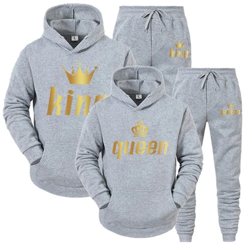 Men Women Tracksuit King And Q – Jogger Sweatpants Men Bewertung und Preis