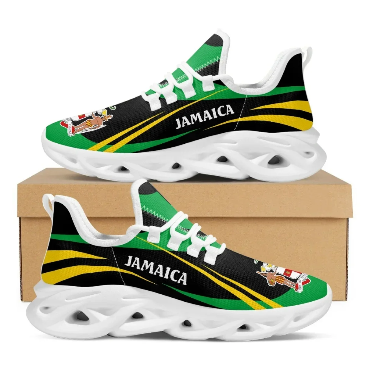 Jamaica Flag Print Shoes Men S – Men'S Fashion Running Shoes Bewertung und Preis