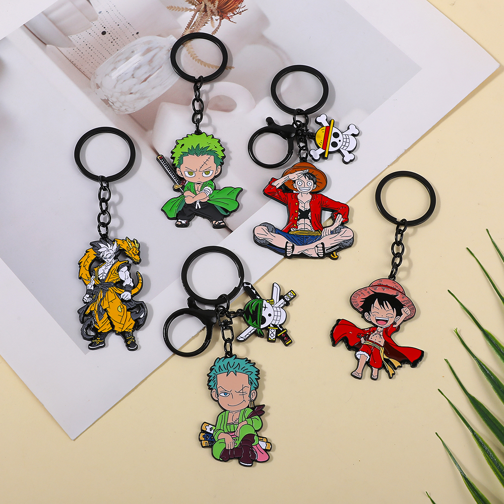 One Piece Anime Keychain Featu – Men Fashion Key Bewertung und Preis
