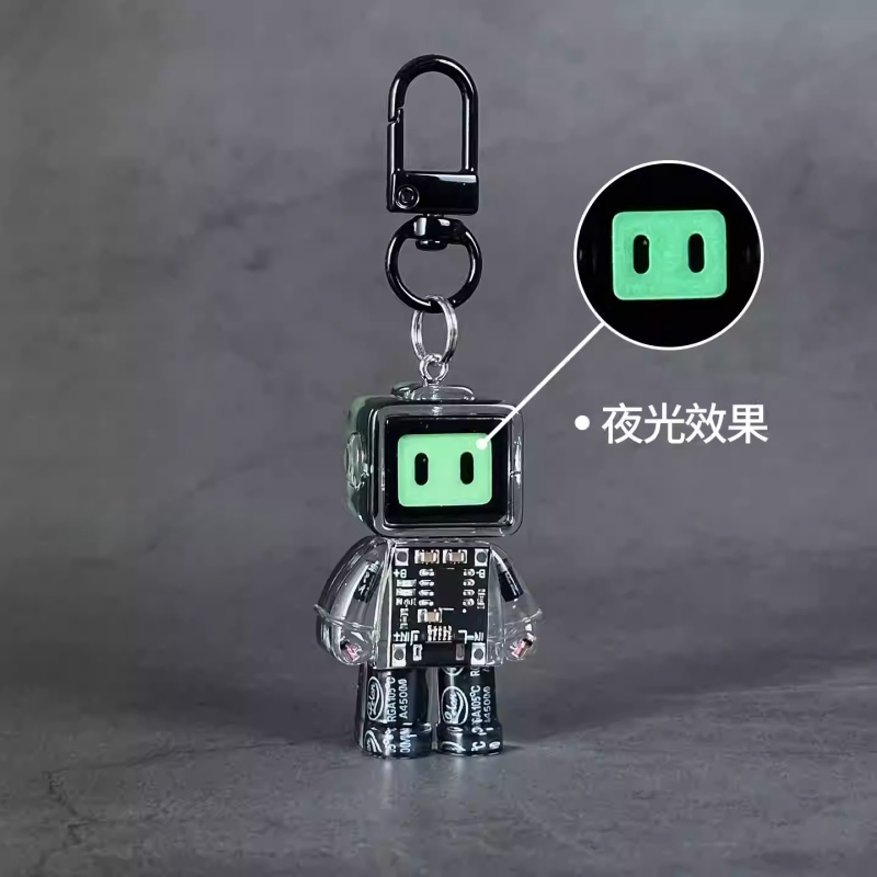 New Luminous Robot Keychain, B – Men Fashion Key Bewertung und Preis