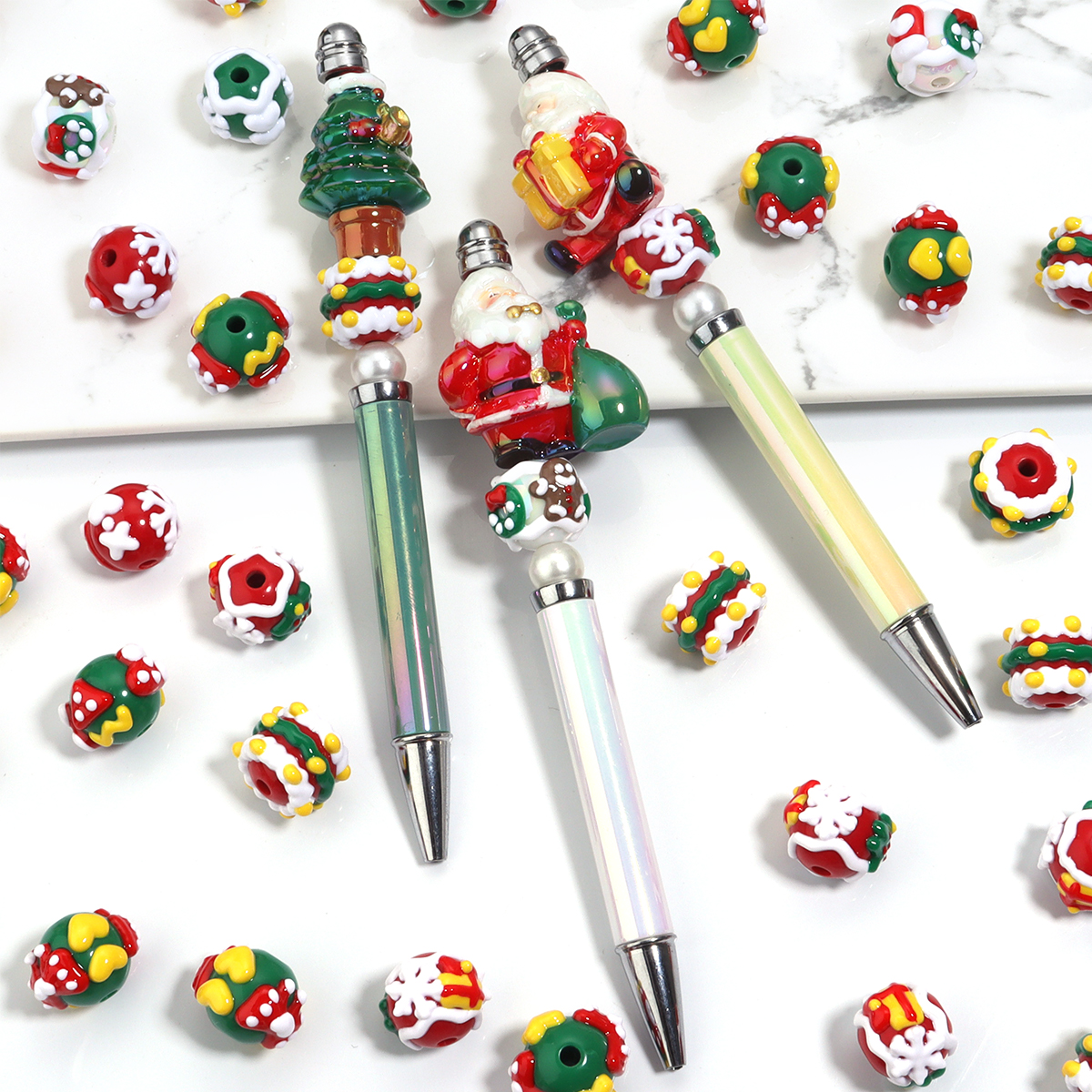 5pcs/lot Chrismas Acrylic Bead – Mens Xmas Fashion Bewertung und Preis