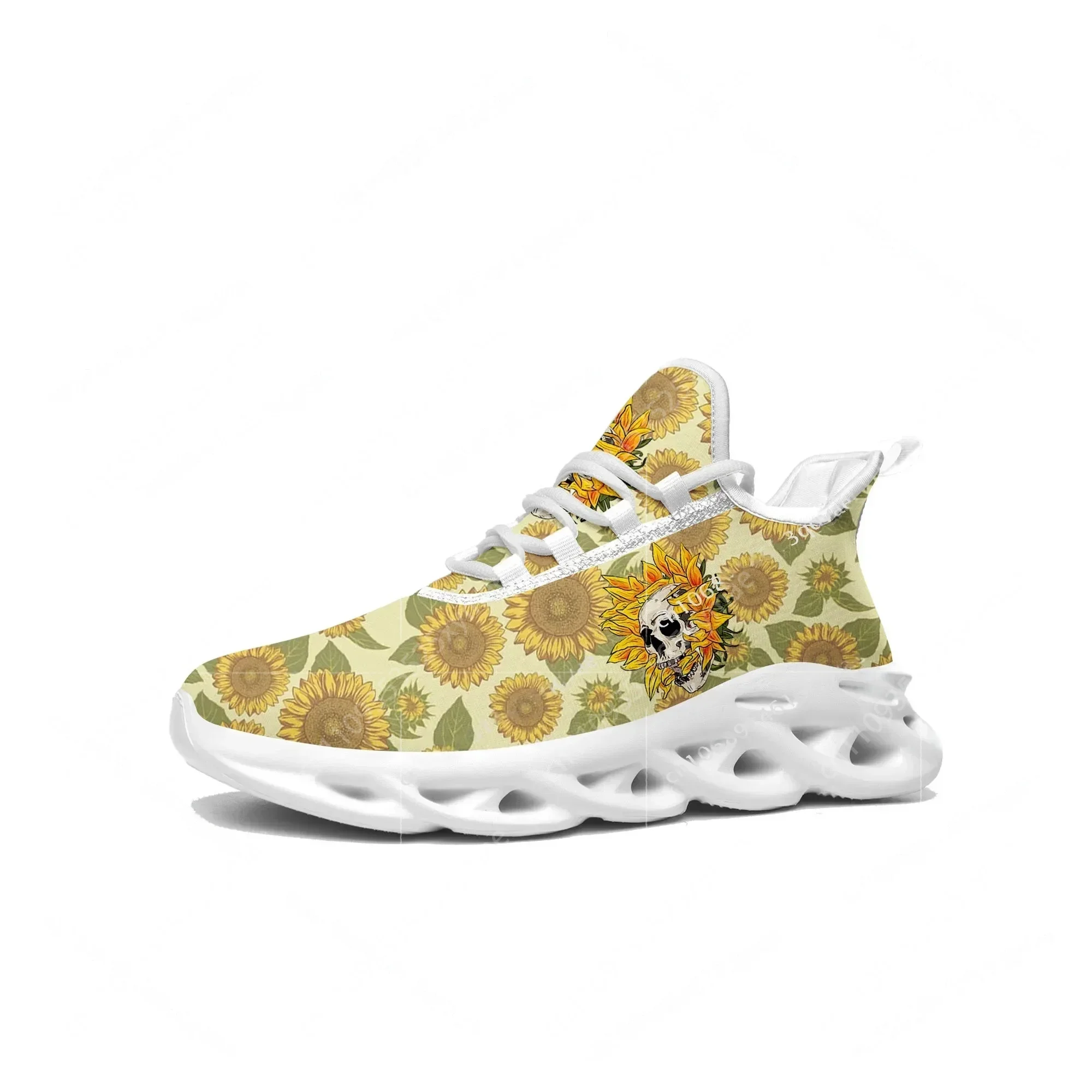 Sunflower Skull Prints Flats S – Men'S Fashion Running Shoes Bewertung und Preis