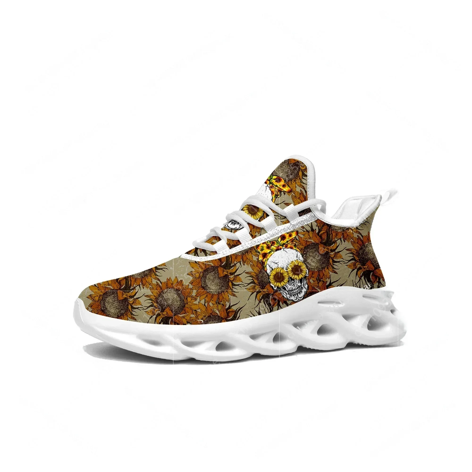 Sunflower Skull Prints Flats S – Men'S Fashion Running Shoes Bewertung und Preis
