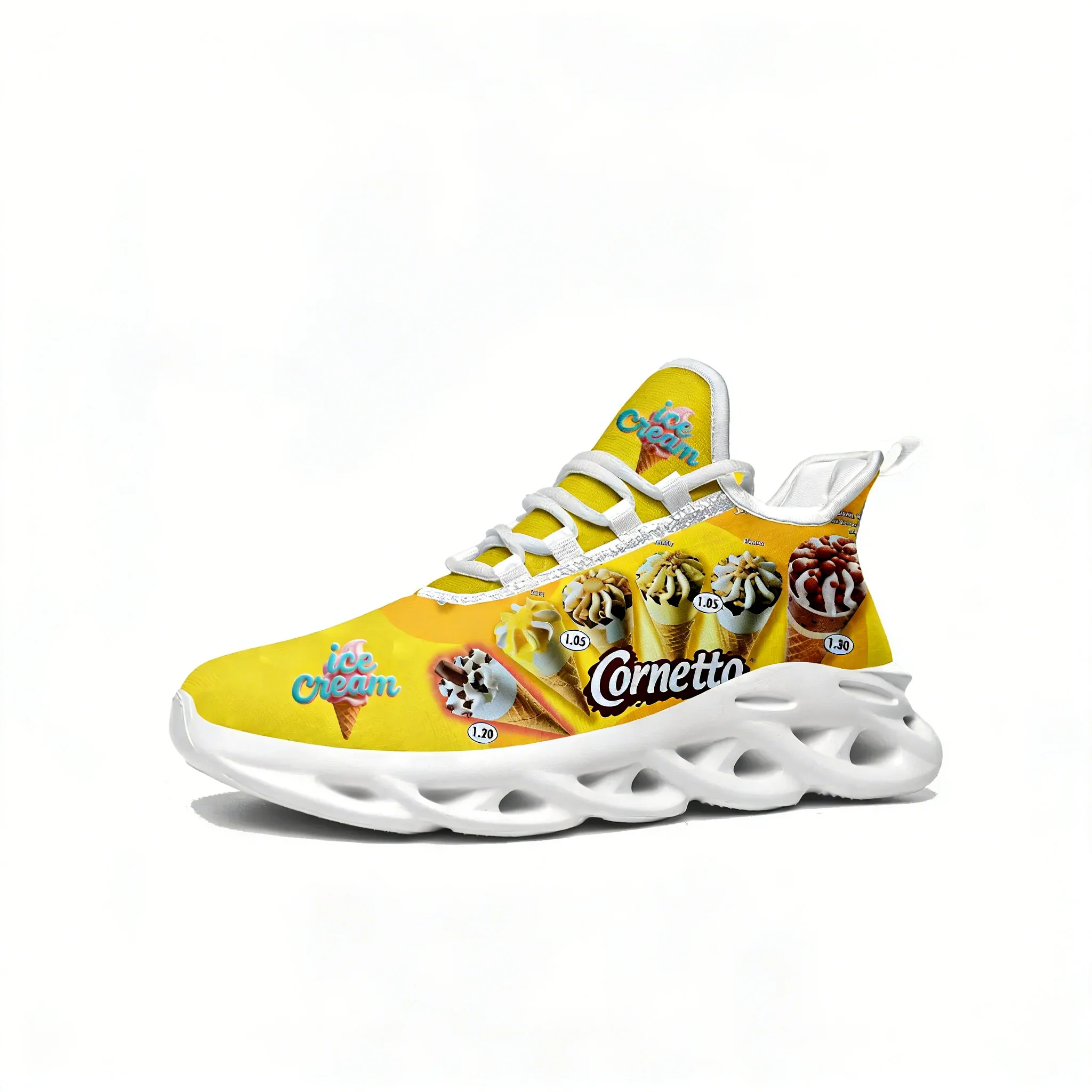 Ice Cream Lace Mesh Shoes Flat – Men'S Fashion Running Shoes Bewertung und Preis