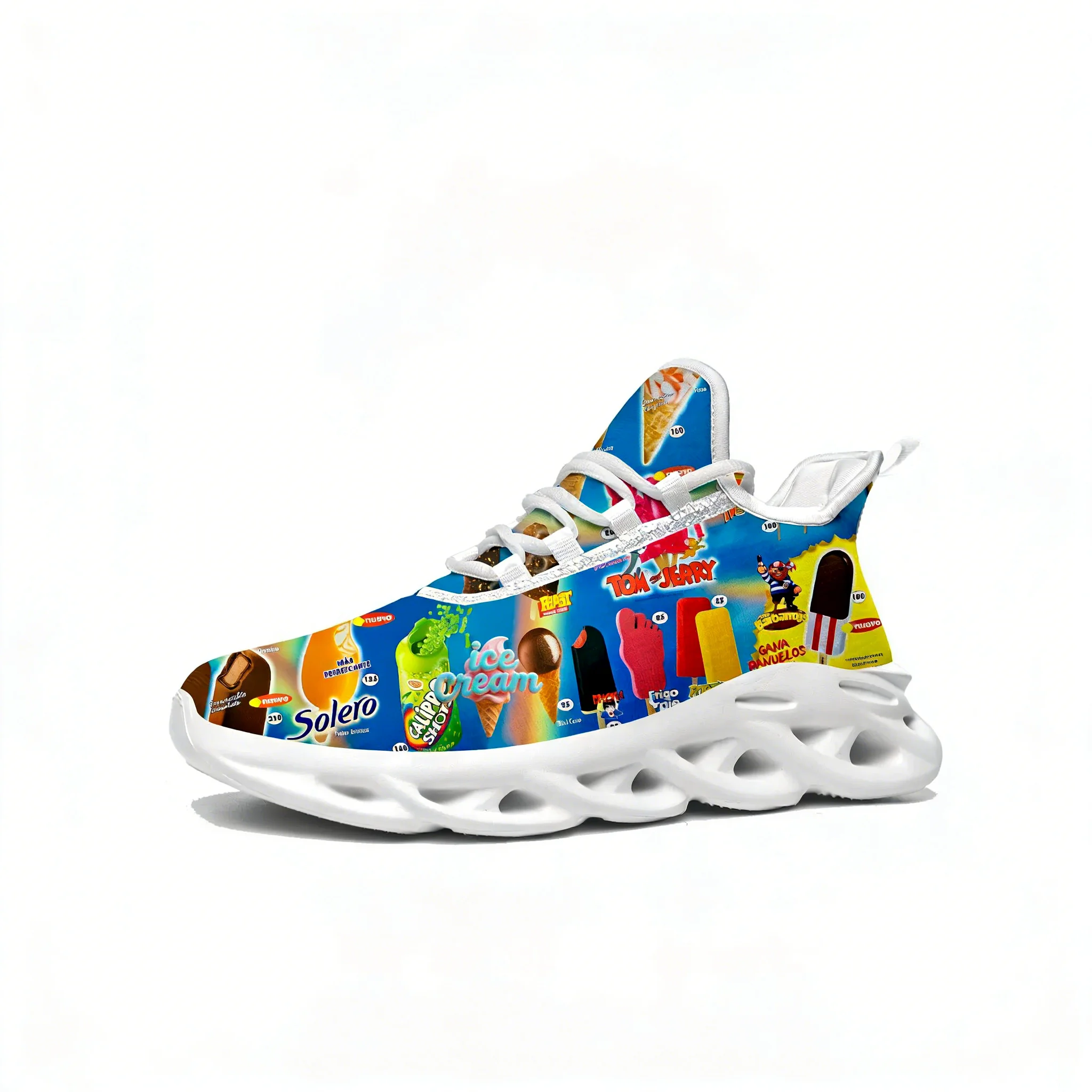 Ice Cream Lace Mesh Shoes Flat – Men'S Fashion Running Shoes Bewertung und Preis